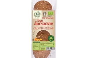GALLETA TRIGO SARRACENO CHIA Y QUINOA SOL